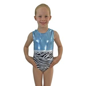 NEW! Girl Gymnastics Leotard 4-Way Smart Stretch Tumble